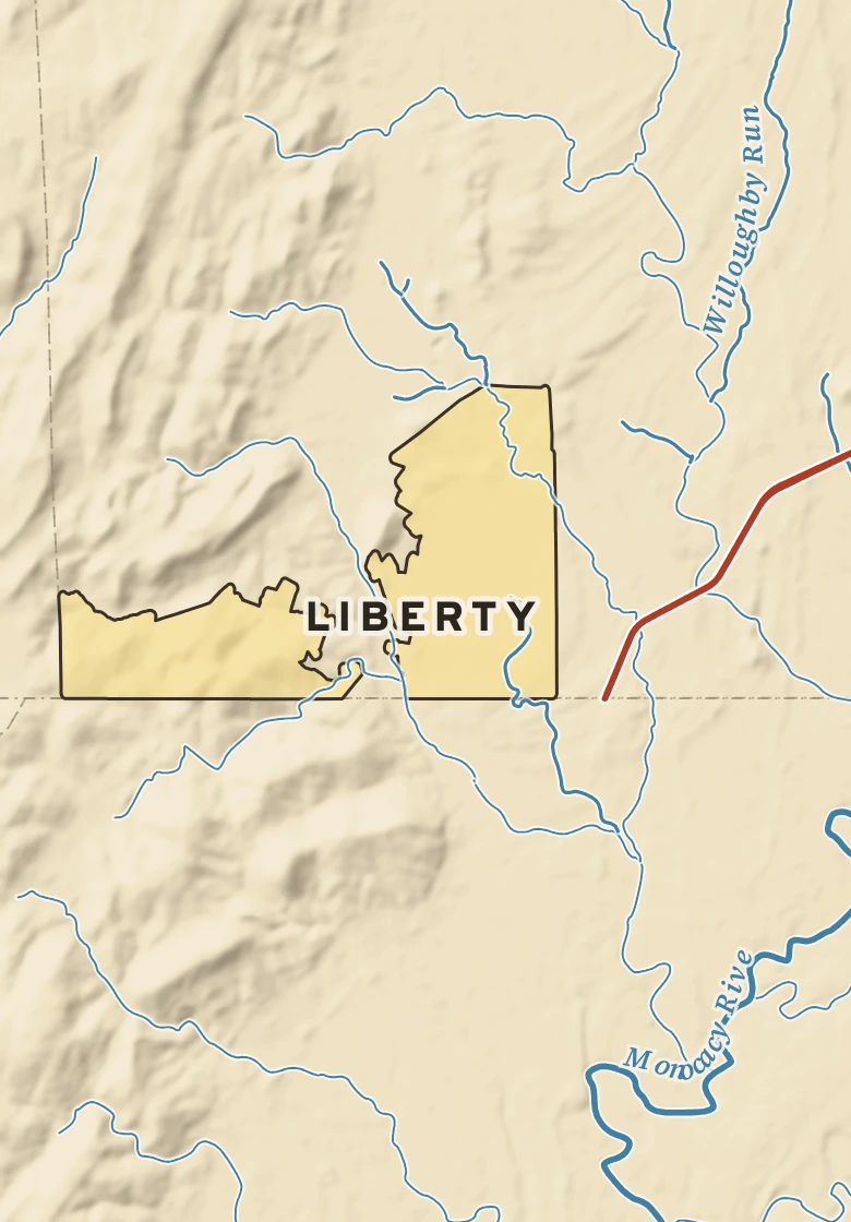 Atlas plate of Liberty, Pennsylvania.