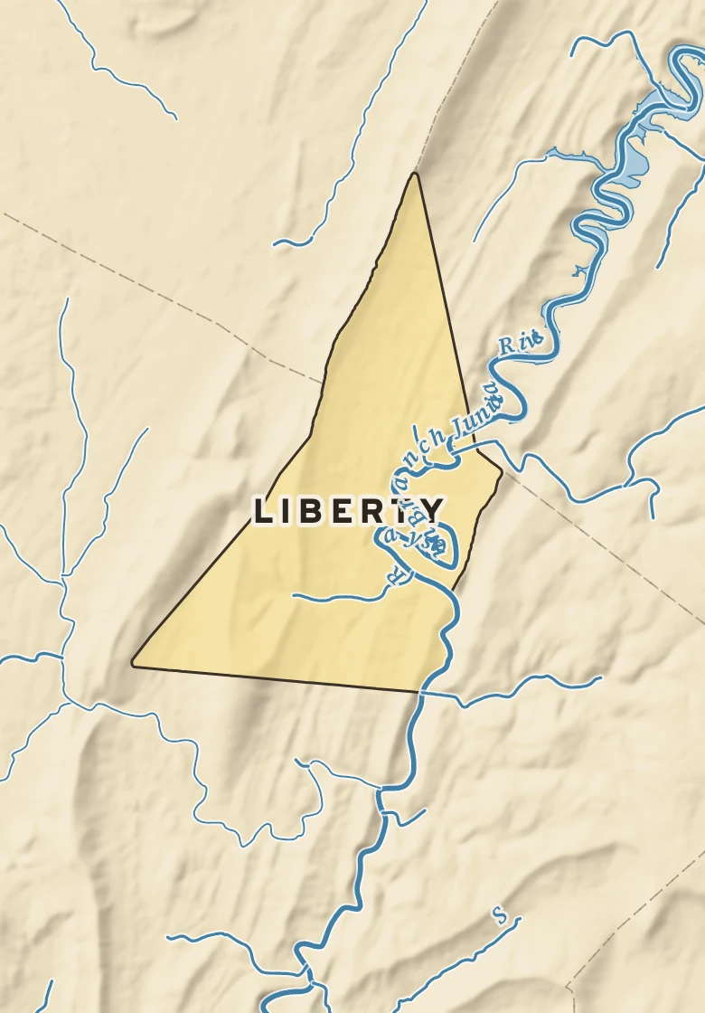 Atlas plate of Liberty, Pennsylvania.