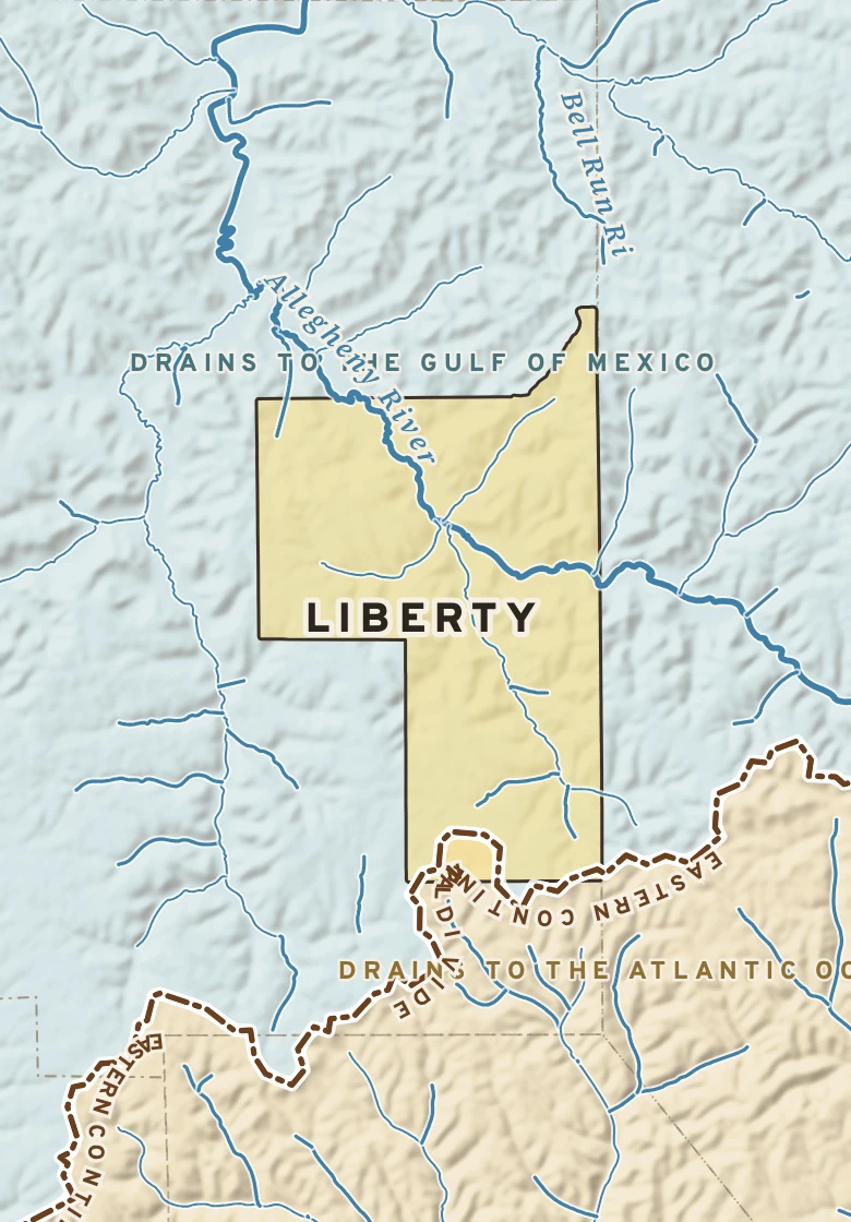 Atlas plate of Liberty, Pennsylvania.