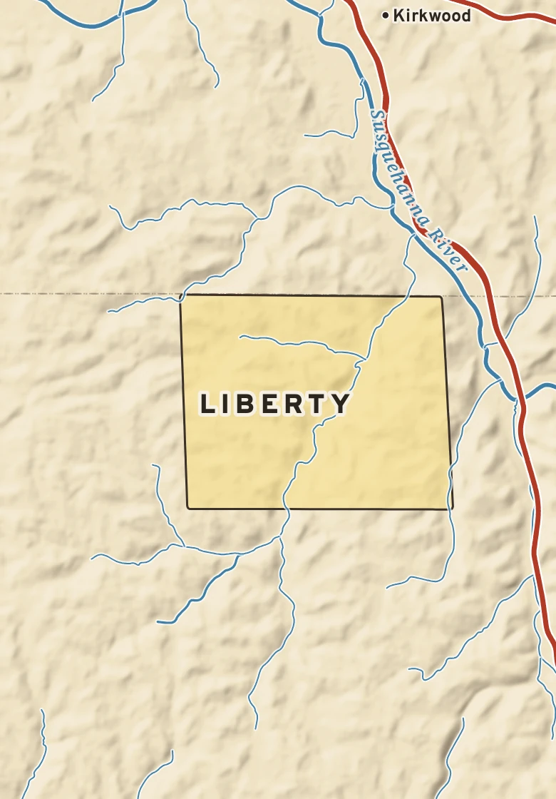 Atlas plate of Liberty, Pennsylvania.