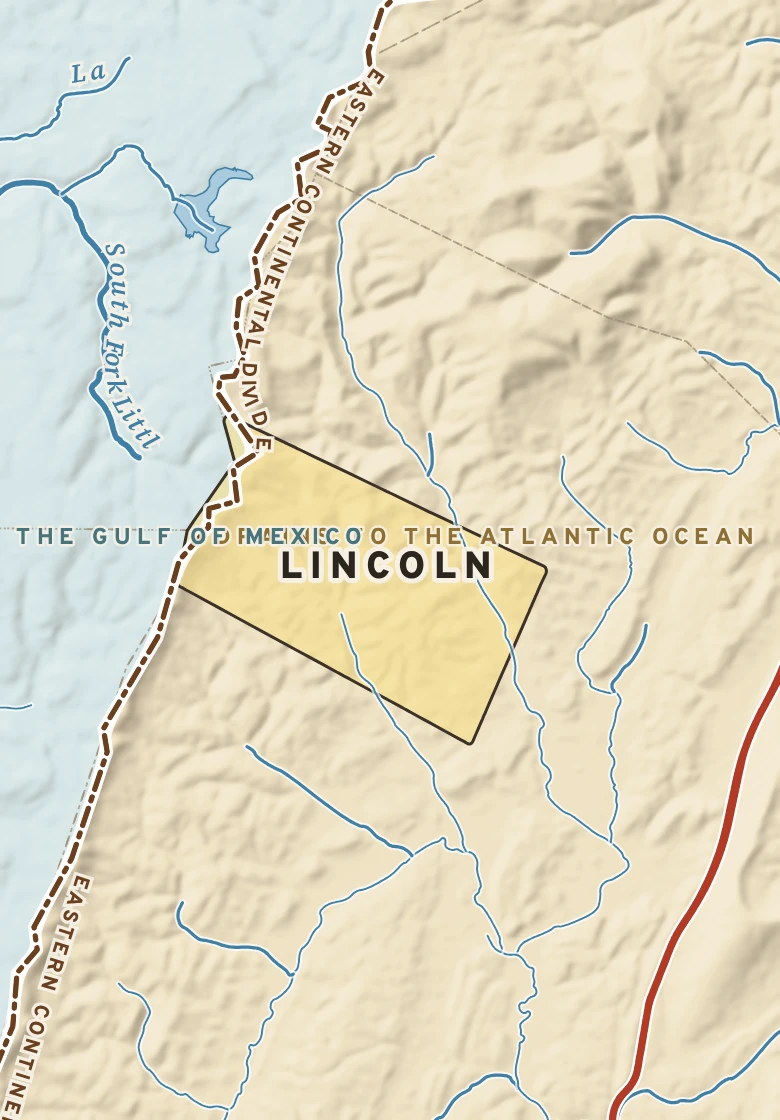 Atlas plate of Lincoln, Pennsylvania.