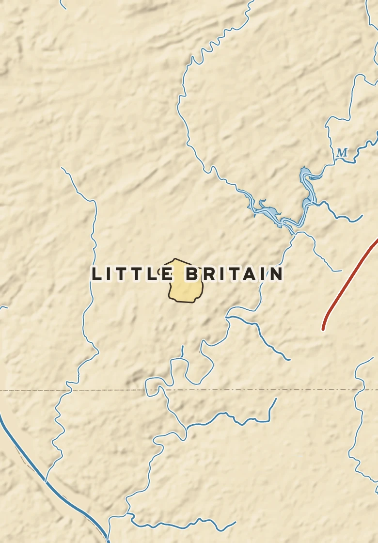 Atlas plate of Little Britain, Pennsylvania.