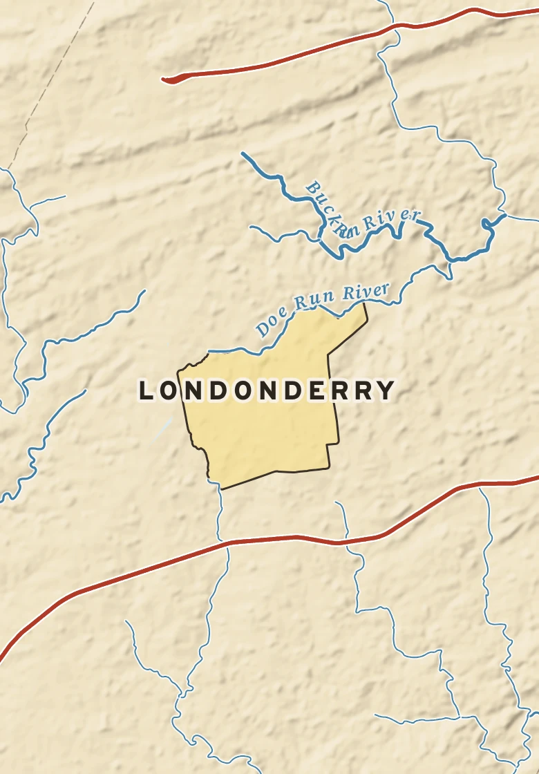 Atlas plate of Londonderry, Pennsylvania.