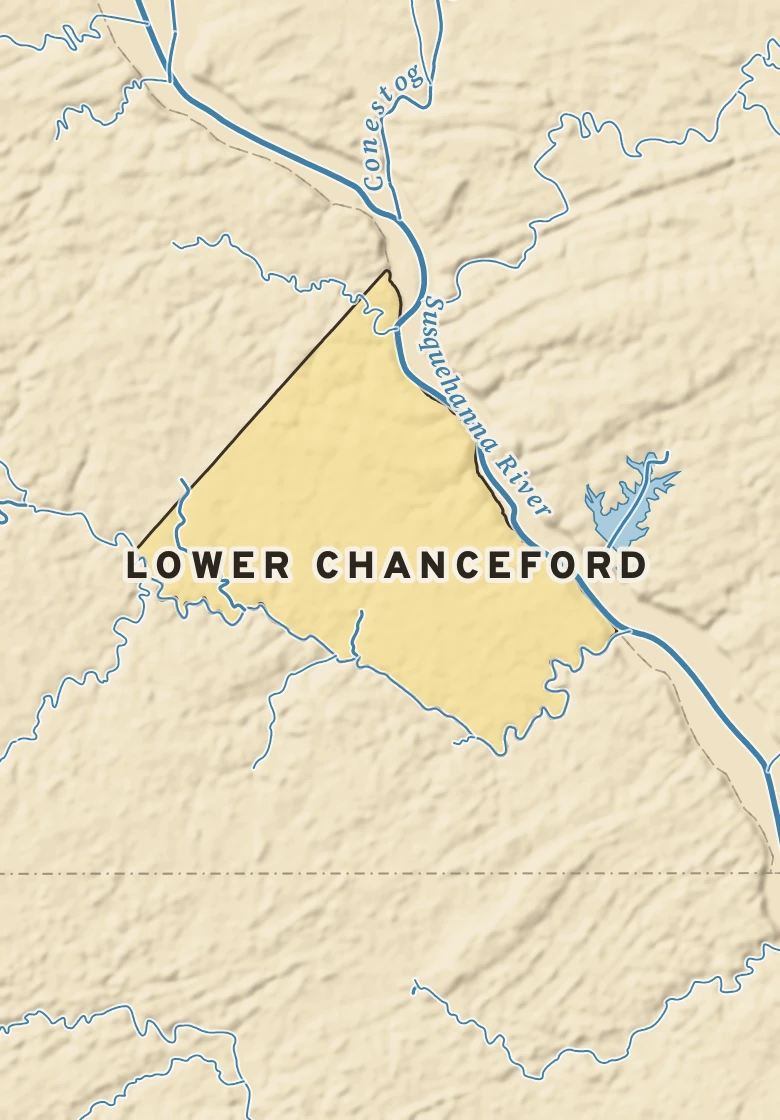 Atlas plate of Lower Chanceford, Pennsylvania.