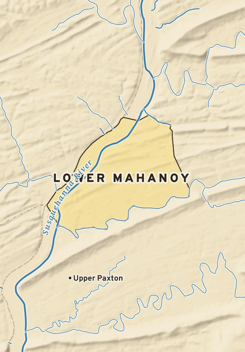 Atlas plate of Lower Mahanoy, Pennsylvania.