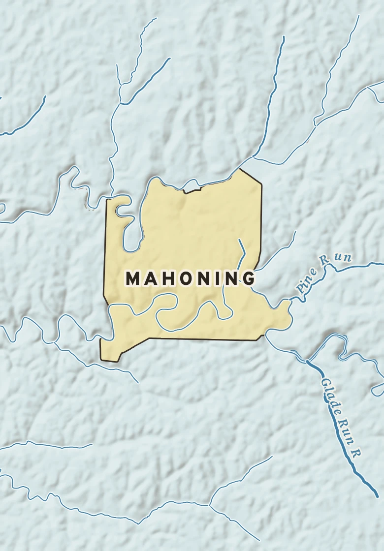 Atlas plate of Mahoning, Pennsylvania.