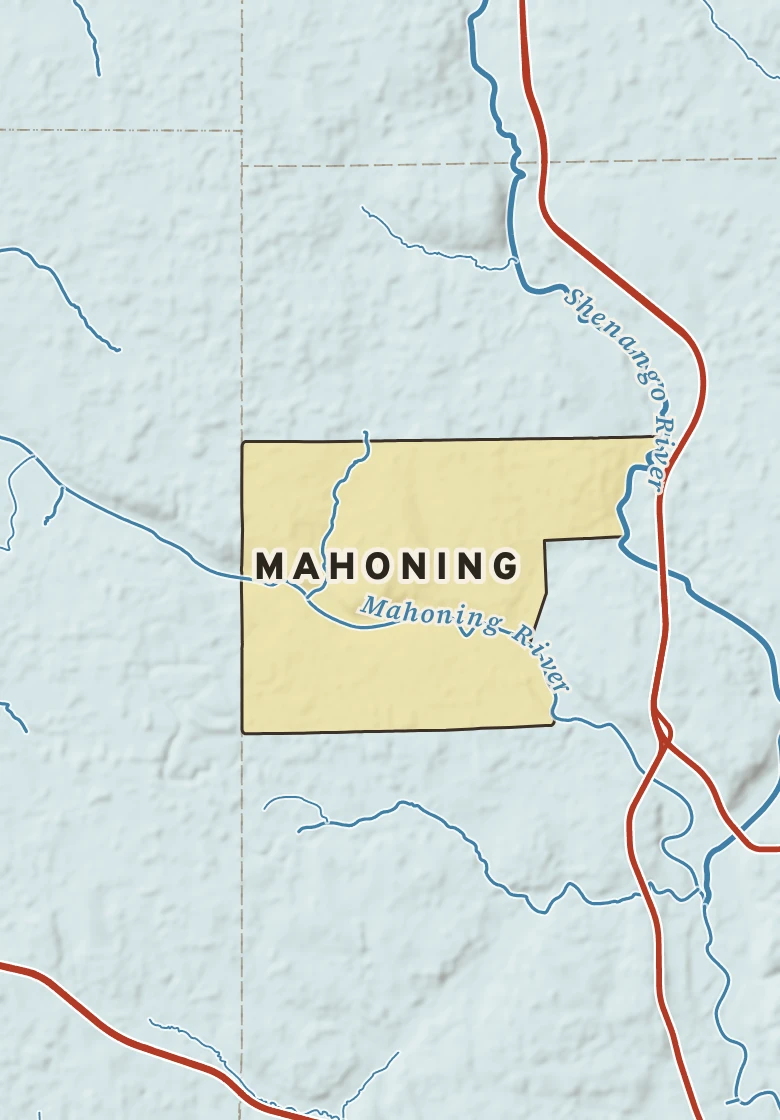 Atlas plate of Mahoning, Pennsylvania.