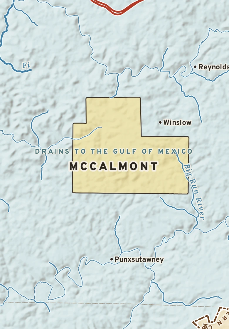 Atlas plate of McCalmont, Pennsylvania.