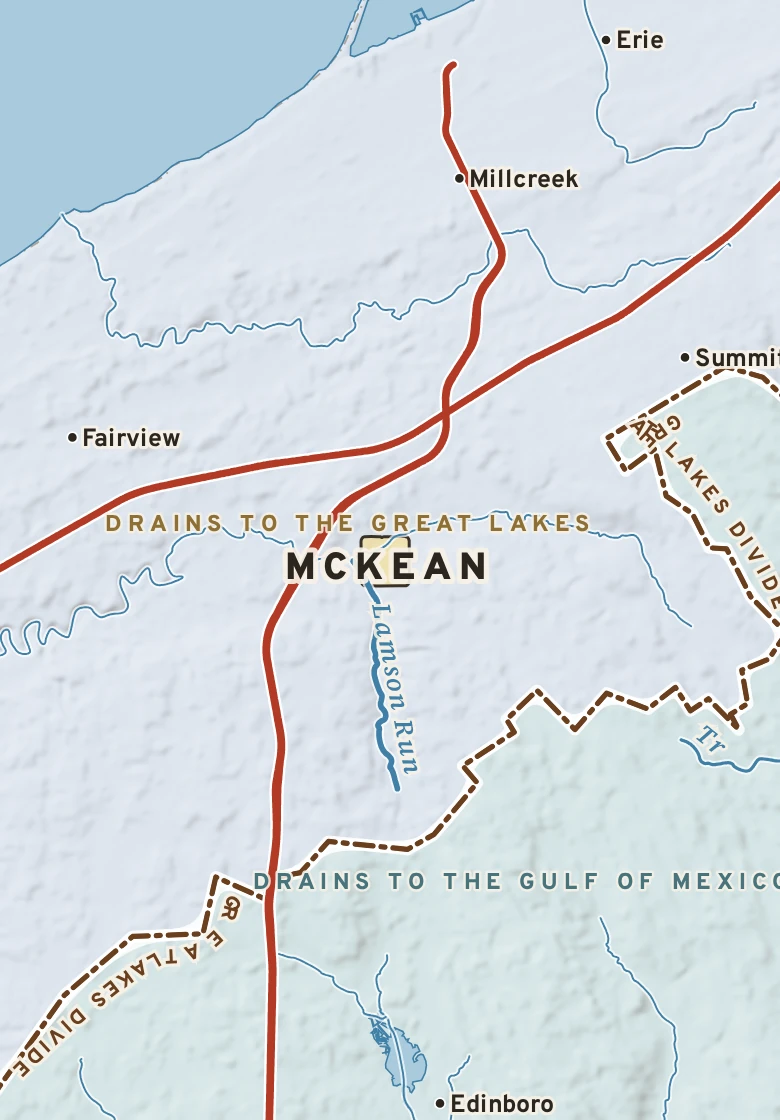 Atlas plate of McKean, Pennsylvania.