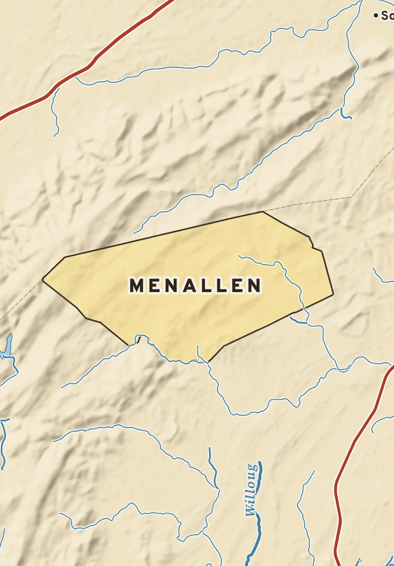 Atlas plate of Menallen, Pennsylvania.