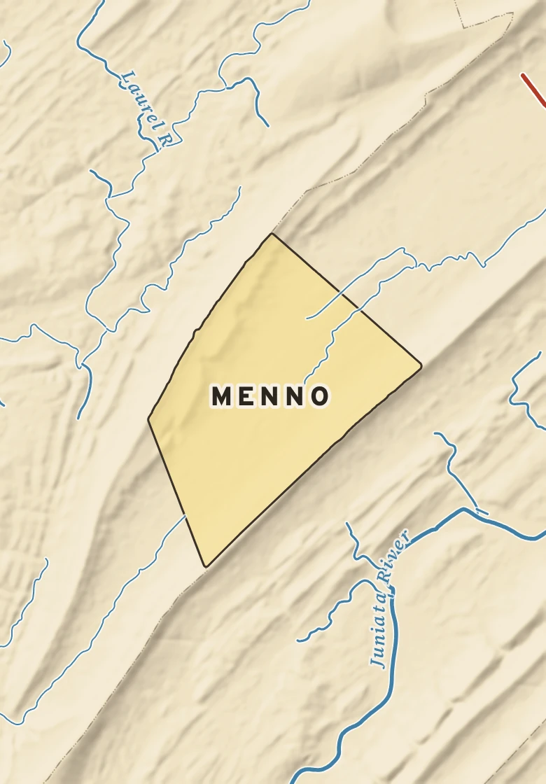 Atlas plate of Menno, Pennsylvania.