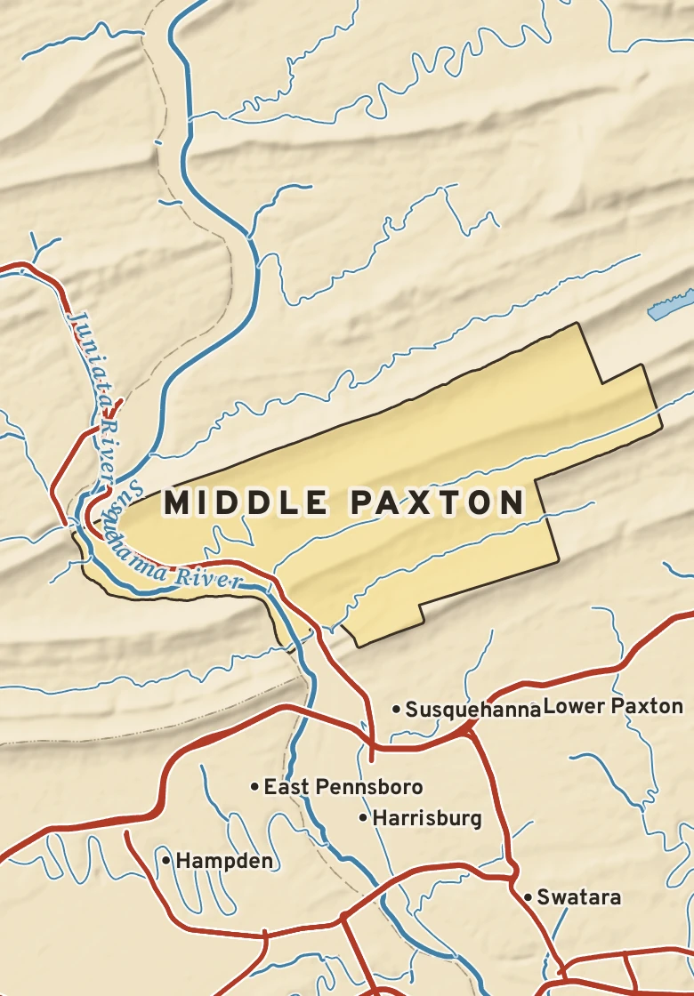 Atlas plate of Middle Paxton, Pennsylvania.