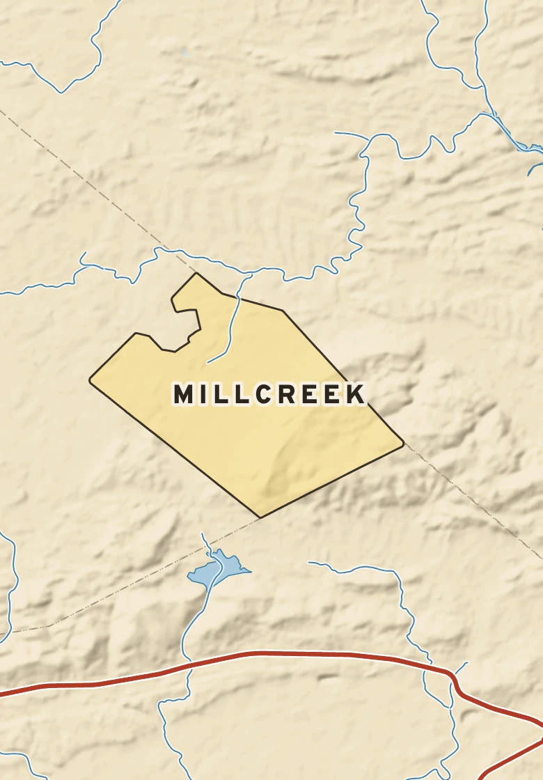 Atlas plate of Millcreek, Pennsylvania.
