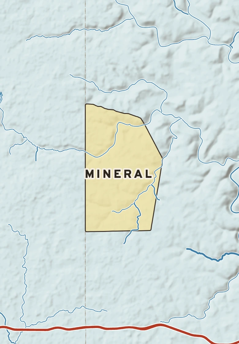 Atlas plate of Mineral, Pennsylvania.