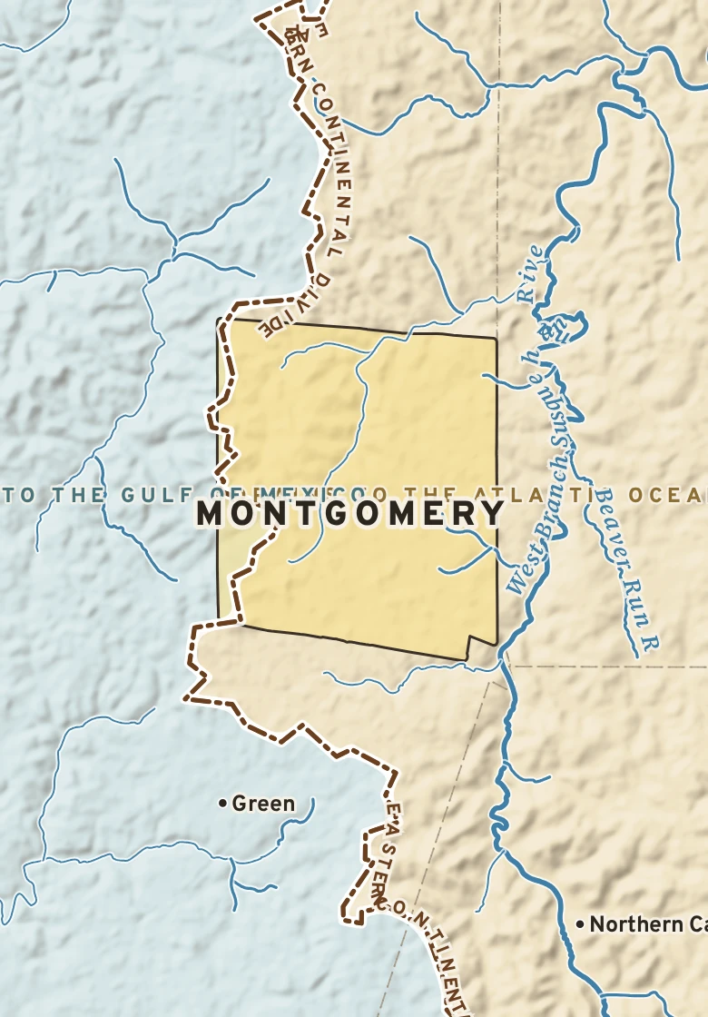 Atlas plate of Montgomery, Pennsylvania.