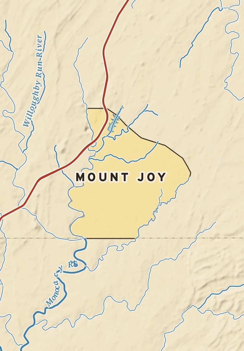 Atlas plate of Mount Joy, Pennsylvania.