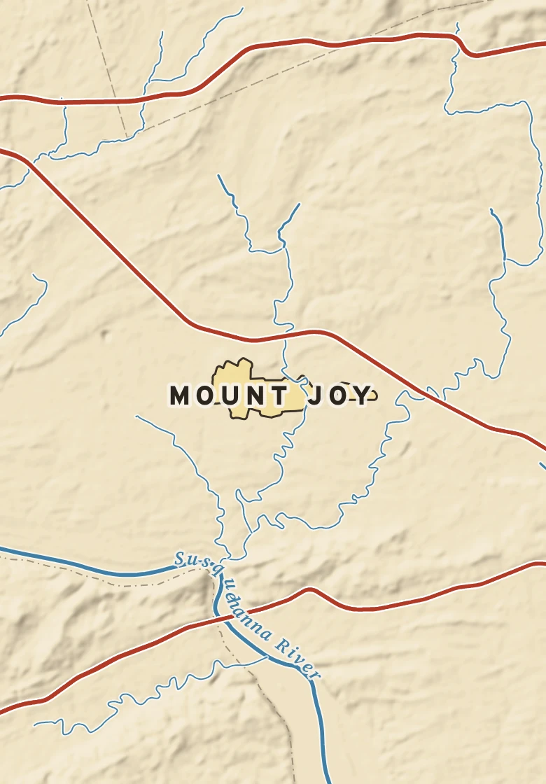 Atlas plate of Mount Joy, Pennsylvania.