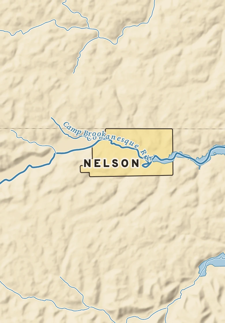 Atlas plate of Nelson, Pennsylvania.