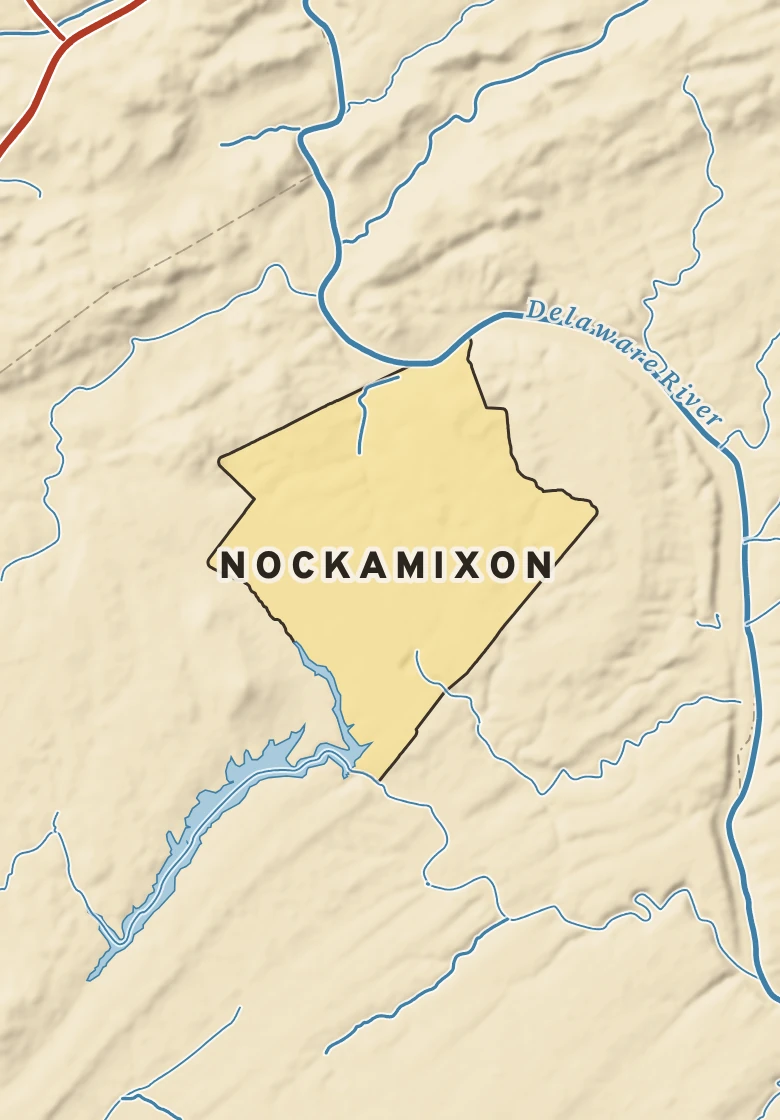 Atlas plate of Nockamixon, Pennsylvania.