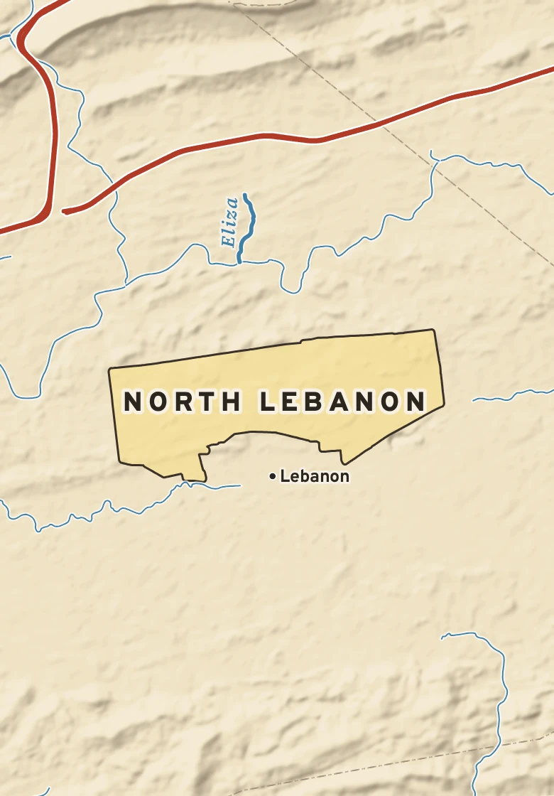 Atlas plate of North Lebanon, Pennsylvania.