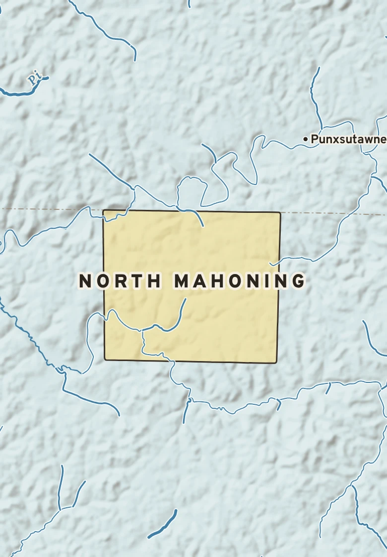 Atlas plate of North Mahoning, Pennsylvania.