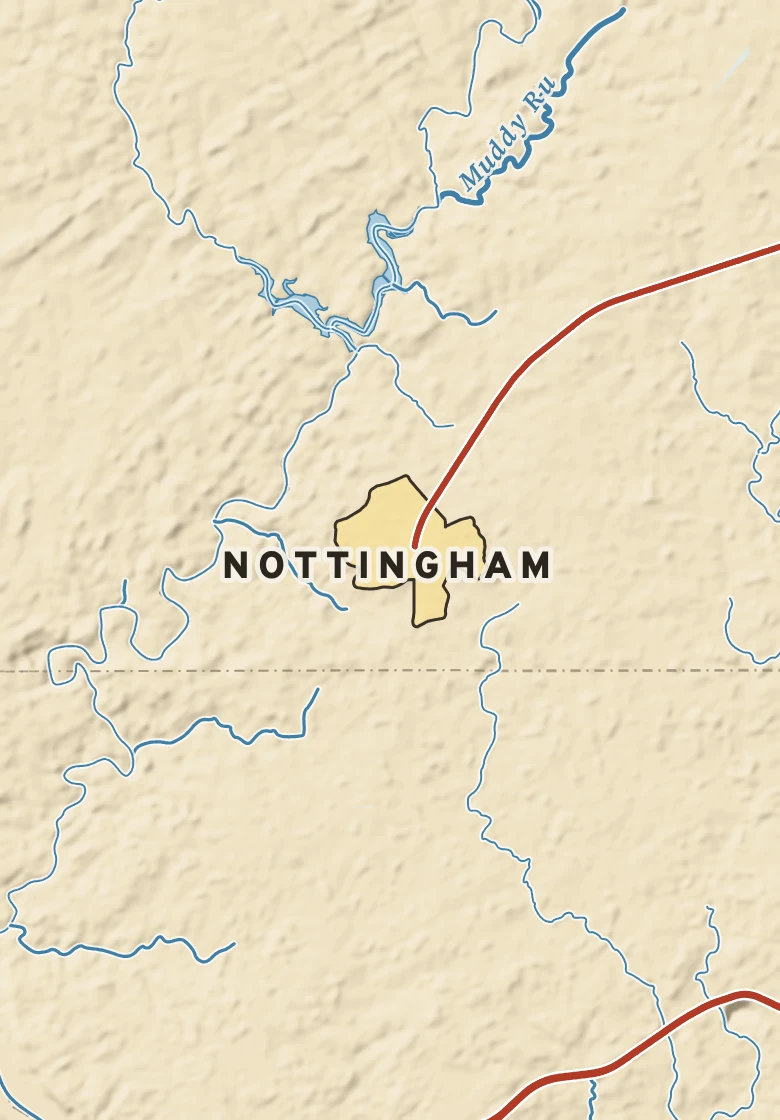 Atlas plate of Nottingham, Pennsylvania.