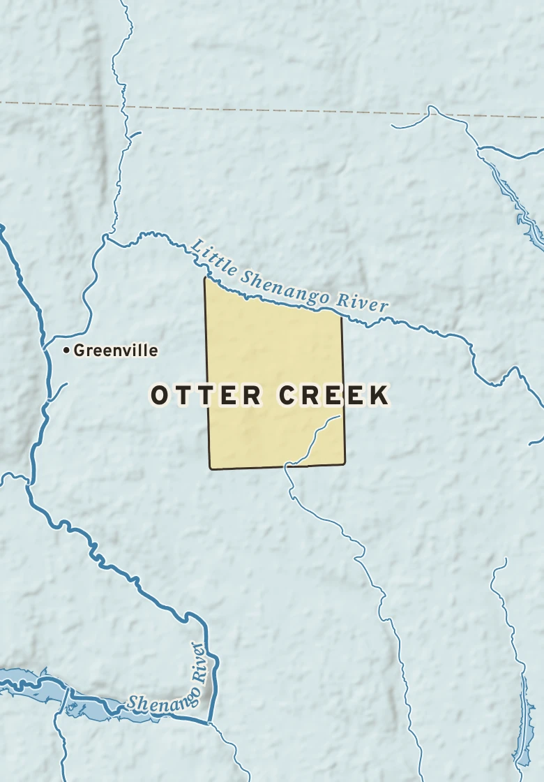 Atlas plate of Otter Creek, Pennsylvania.