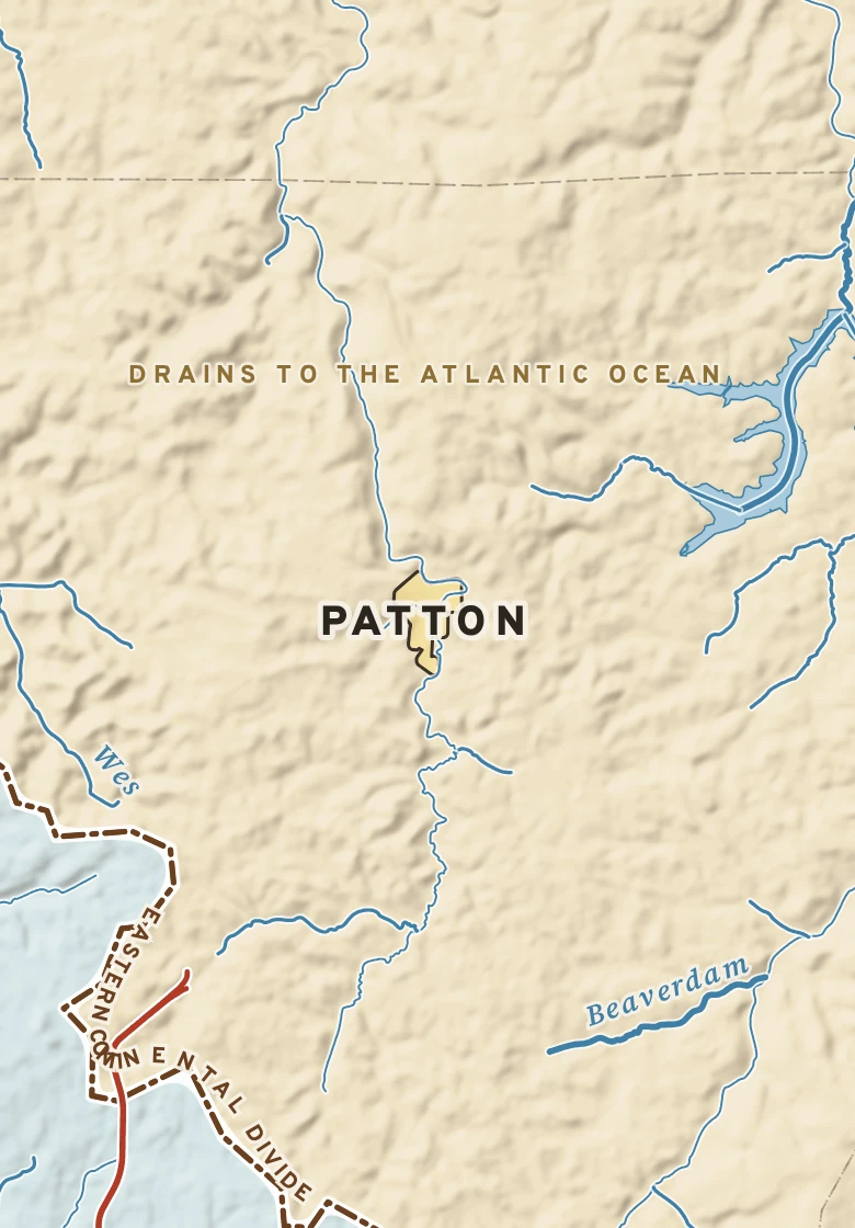 Atlas plate of Patton, Pennsylvania.