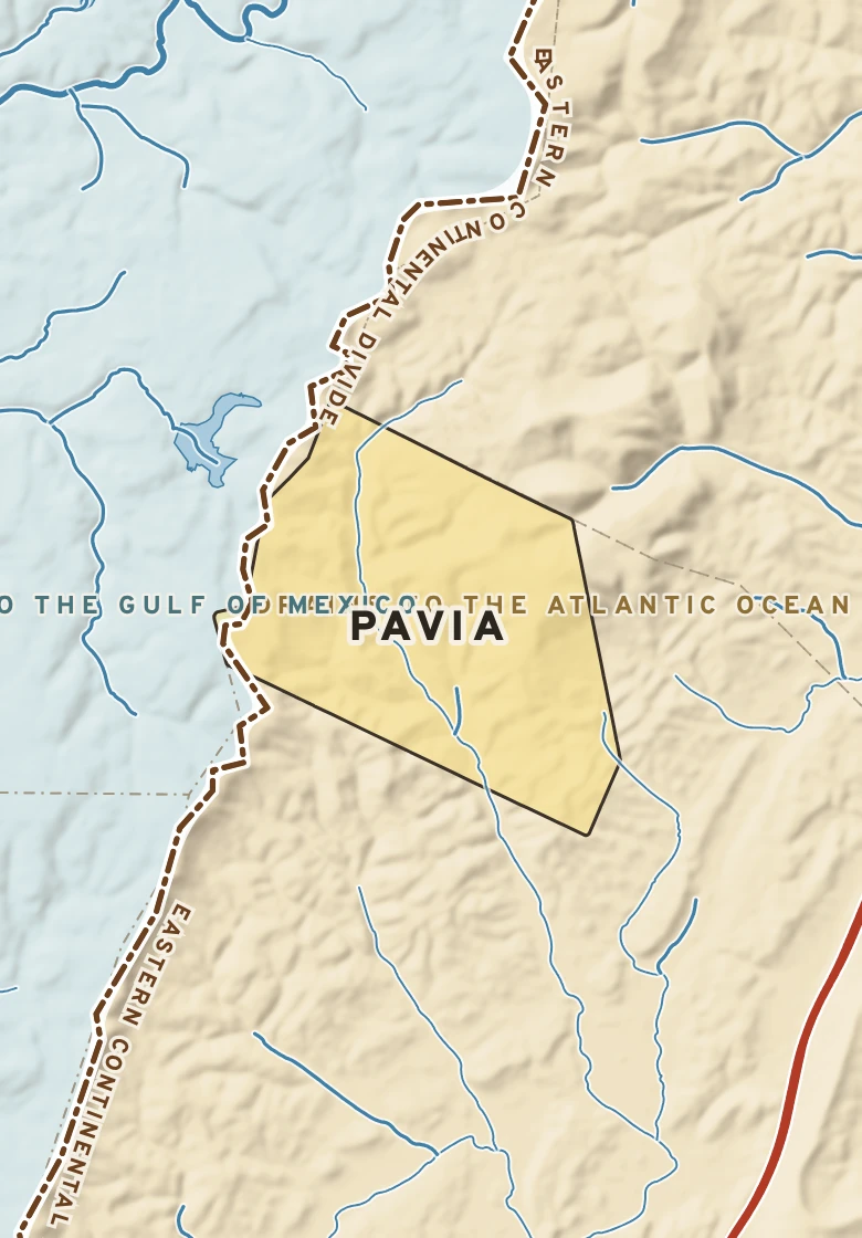 Atlas plate of Pavia, Pennsylvania.