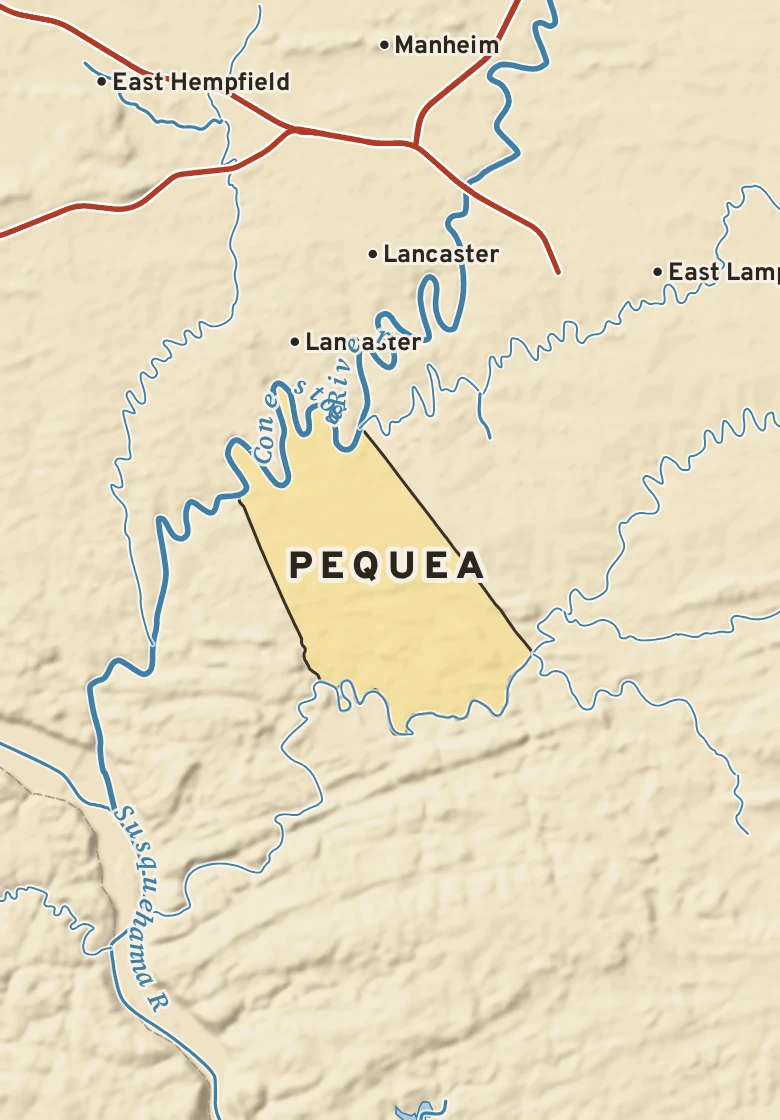 Atlas plate of Pequea, Pennsylvania.