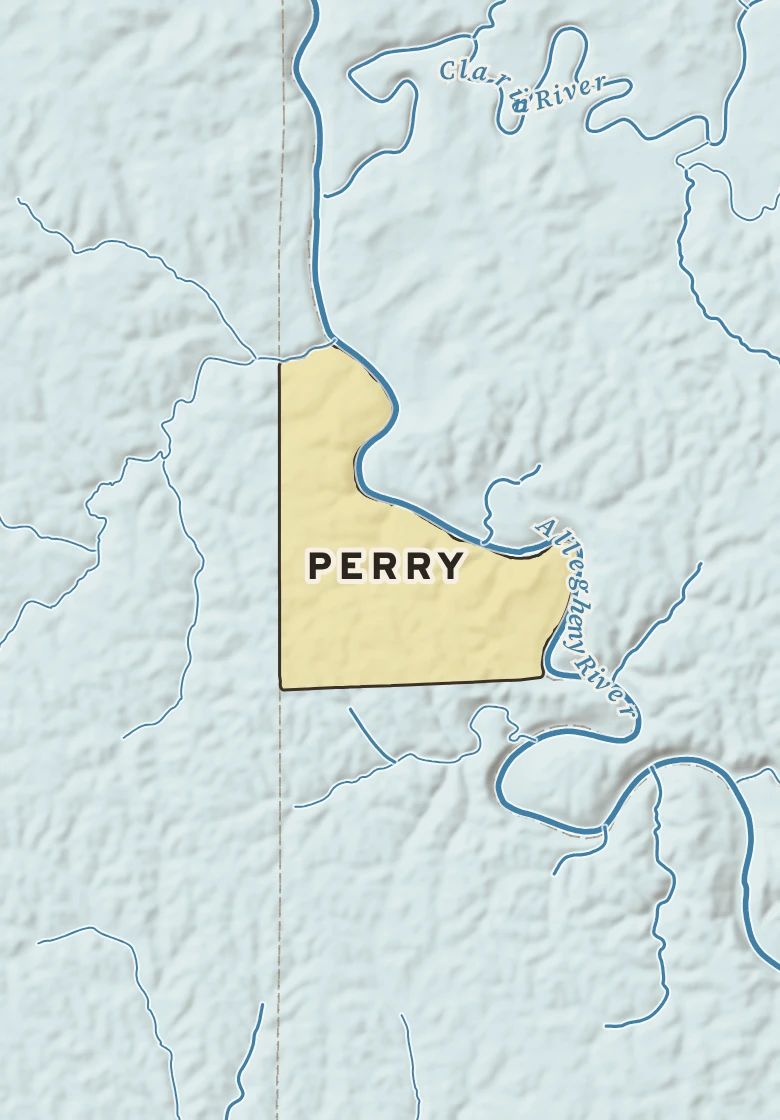 Atlas plate of Perry, Pennsylvania.