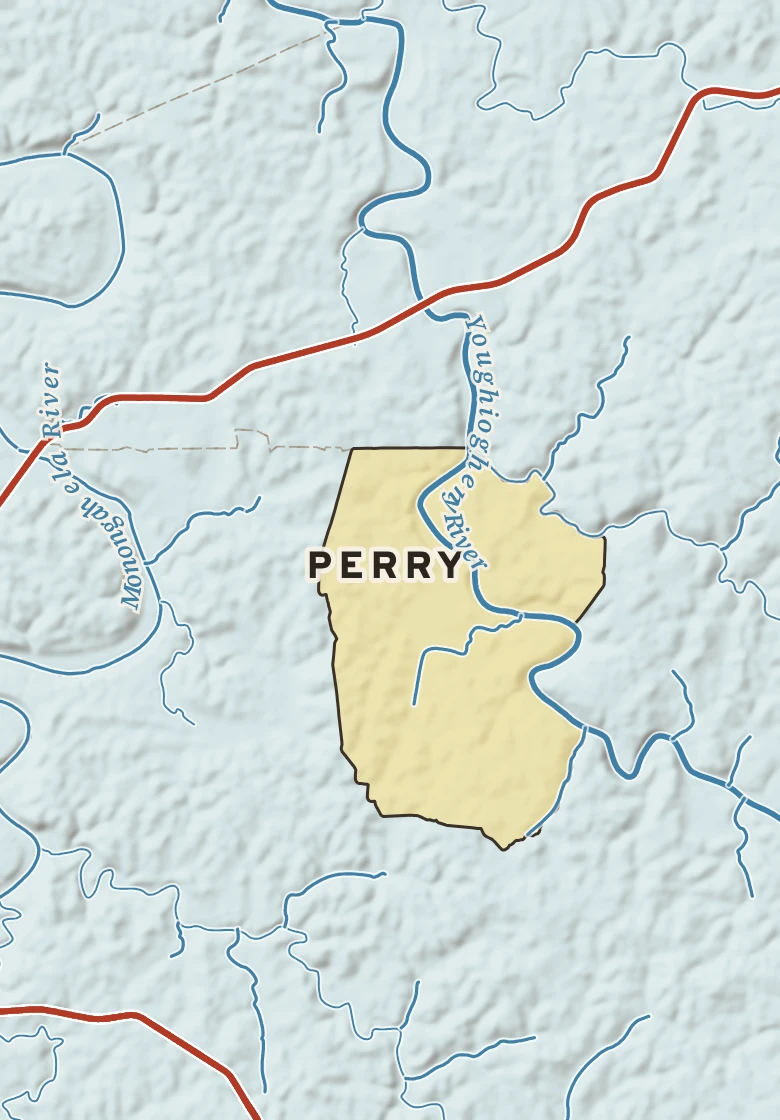 Atlas plate of Perry, Pennsylvania.