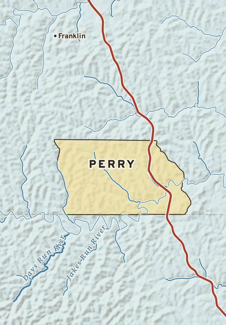 Atlas plate of Perry, Pennsylvania.