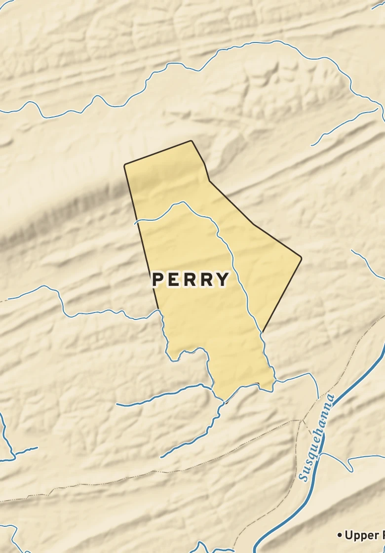 Atlas plate of Perry, Pennsylvania.