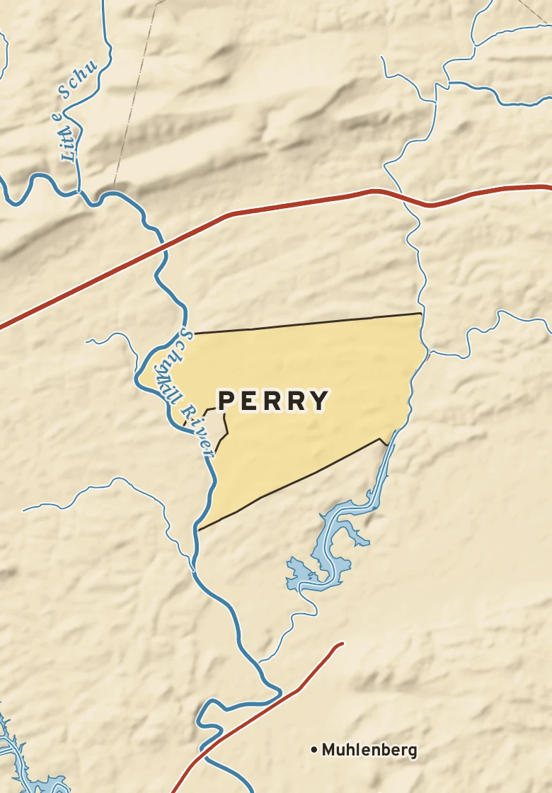 Atlas plate of Perry, Pennsylvania.