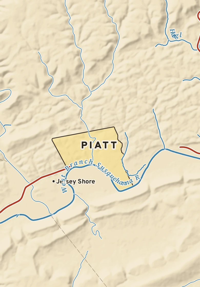 Atlas plate of Piatt, Pennsylvania.