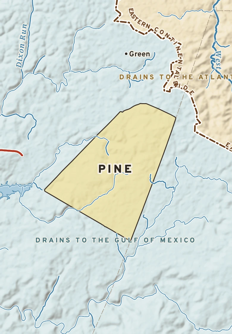 Atlas plate of Pine, Pennsylvania.