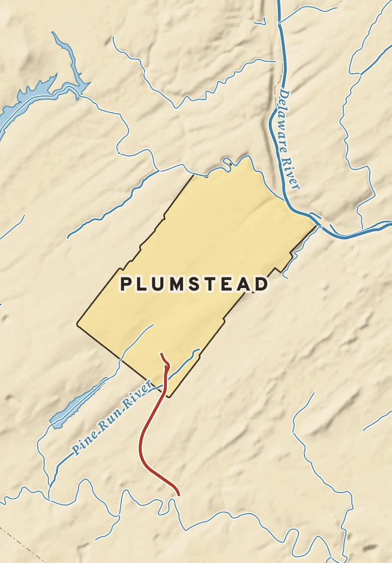 Atlas plate of Plumstead, Pennsylvania.