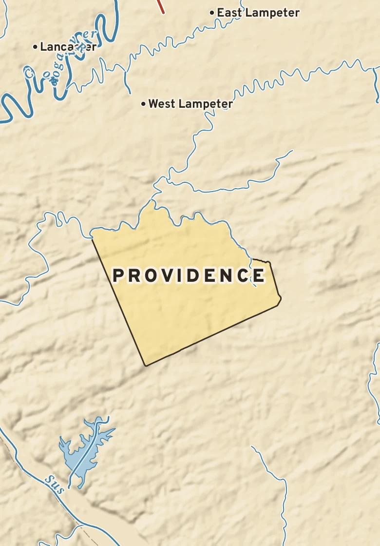 Atlas plate of Providence, Pennsylvania.