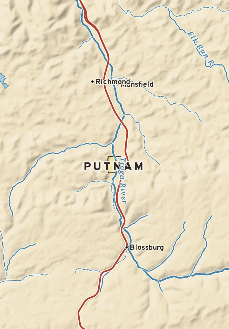 Atlas plate of Putnam, Pennsylvania.