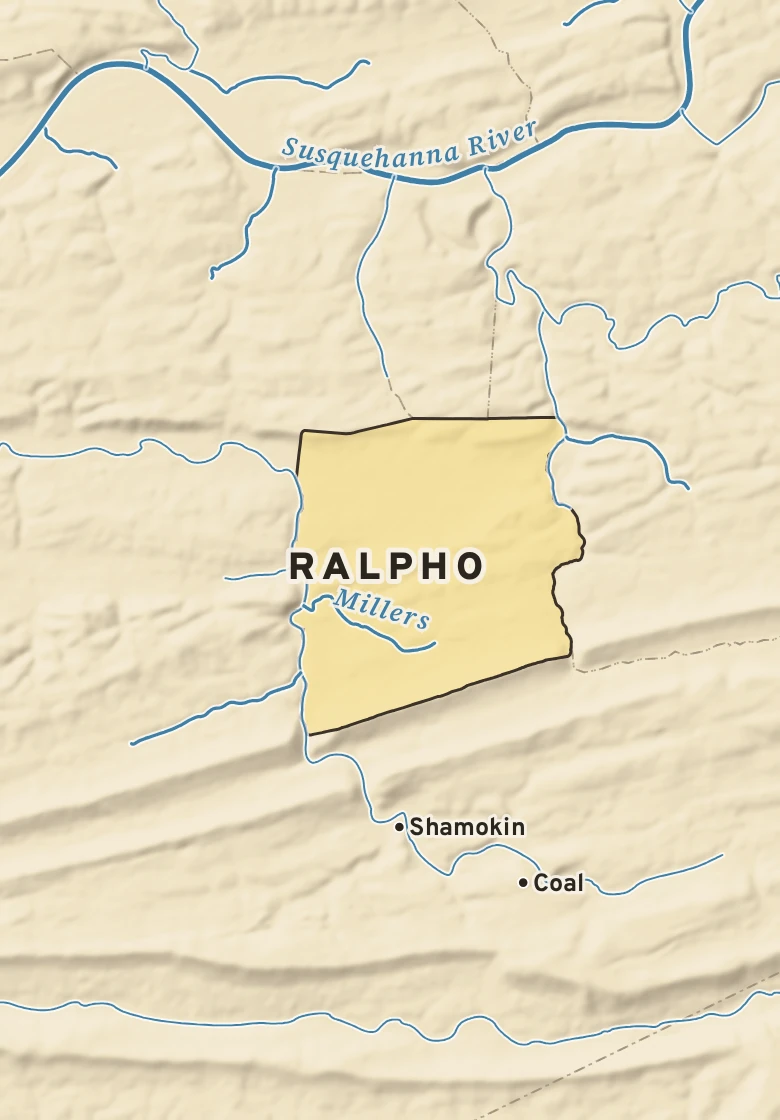 Atlas plate of Ralpho, Pennsylvania.