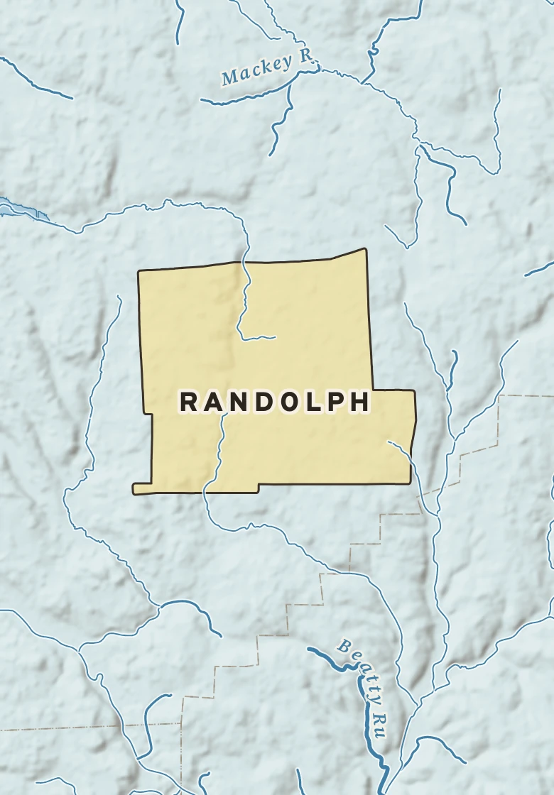 Atlas plate of Randolph, Pennsylvania.