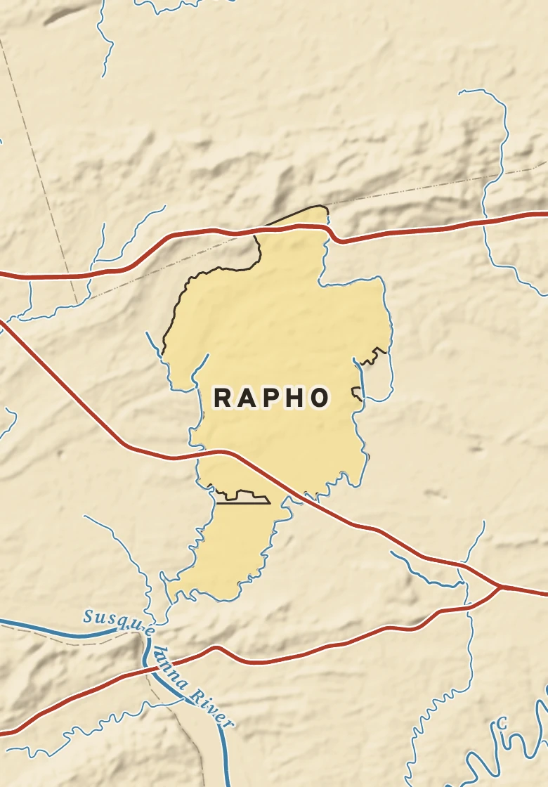 Atlas plate of Rapho, Pennsylvania.