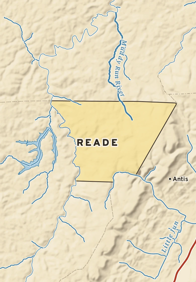 Atlas plate of Reade, Pennsylvania.