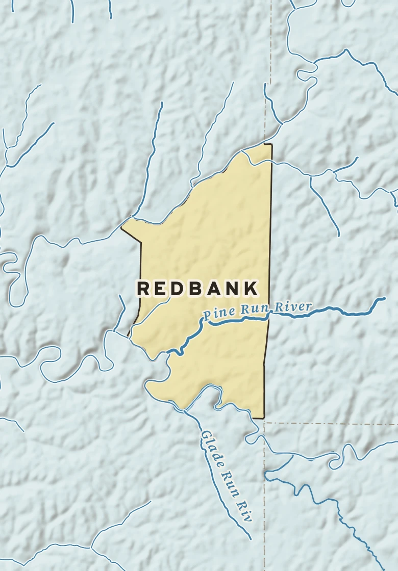 Atlas plate of Redbank, Pennsylvania.