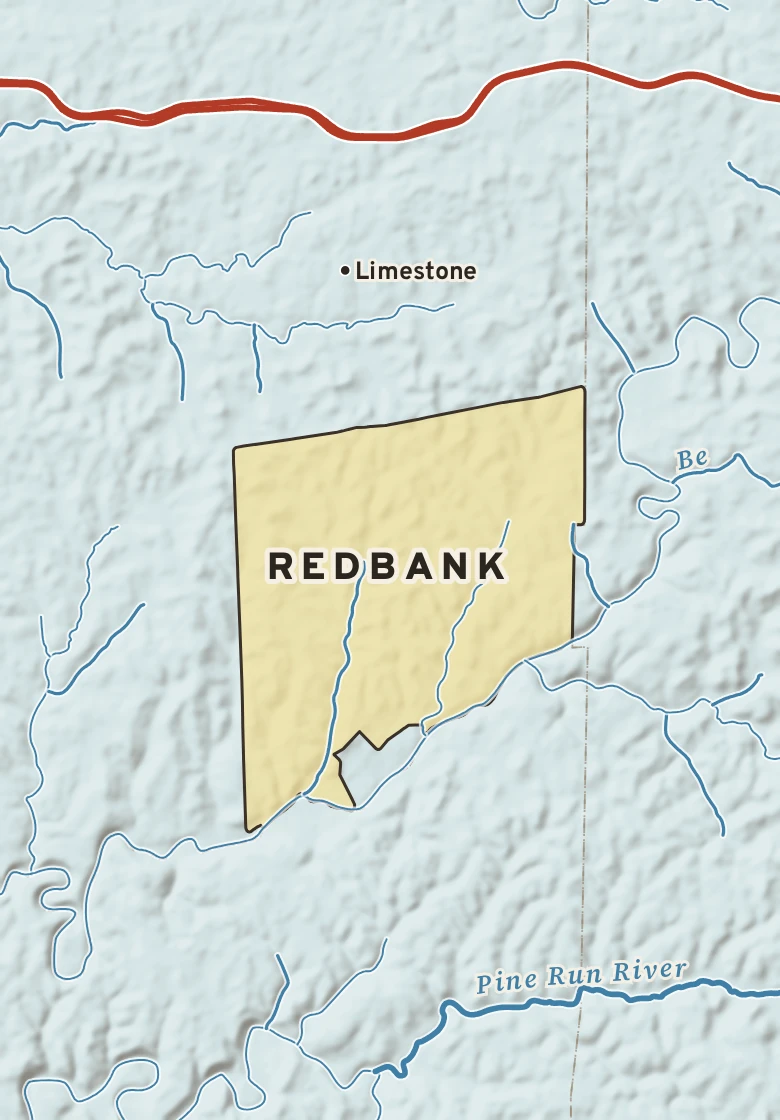 Atlas plate of Redbank, Pennsylvania.