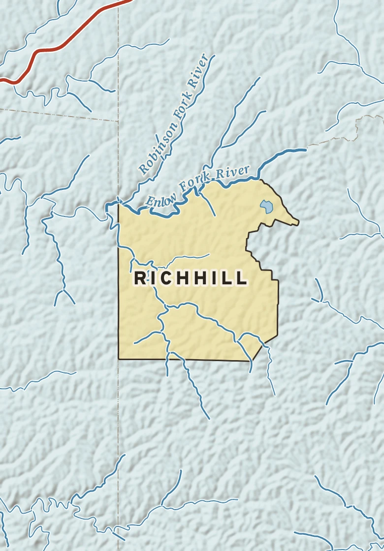 Atlas plate of Richhill, Pennsylvania.