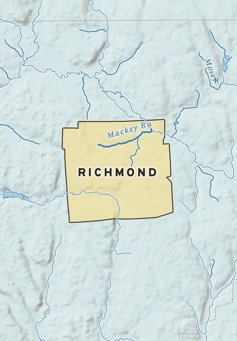 Atlas plate of Richmond, Pennsylvania.