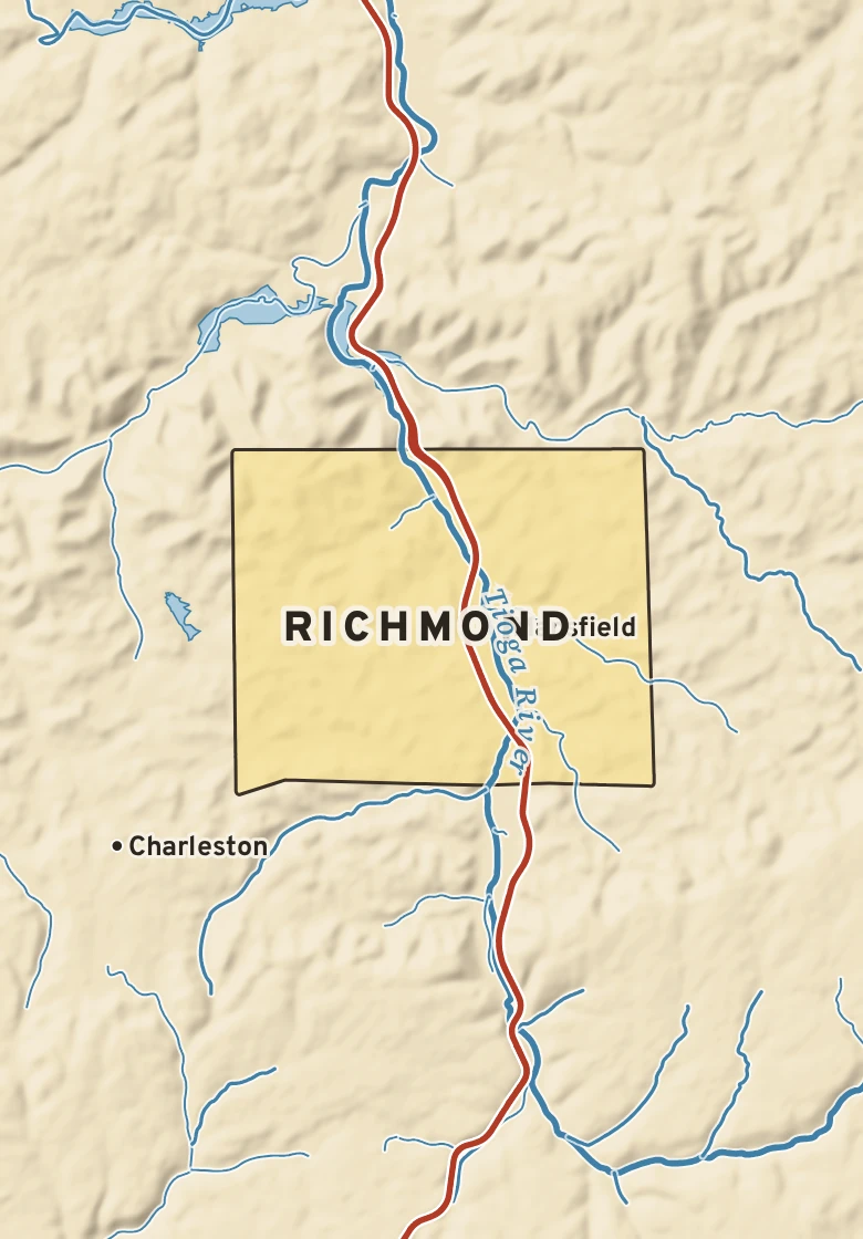 Atlas plate of Richmond, Pennsylvania.