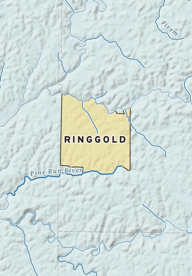 Atlas plate of Ringgold, Pennsylvania.